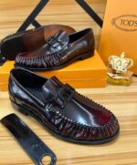Tod's Style Burgundy Patent Gommino Loafers | Beeval