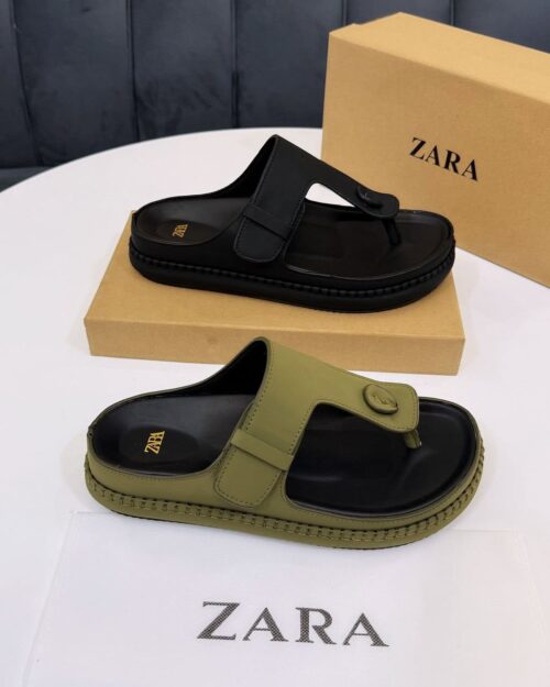 Zara Men's Casual Palm Slippers/Slides