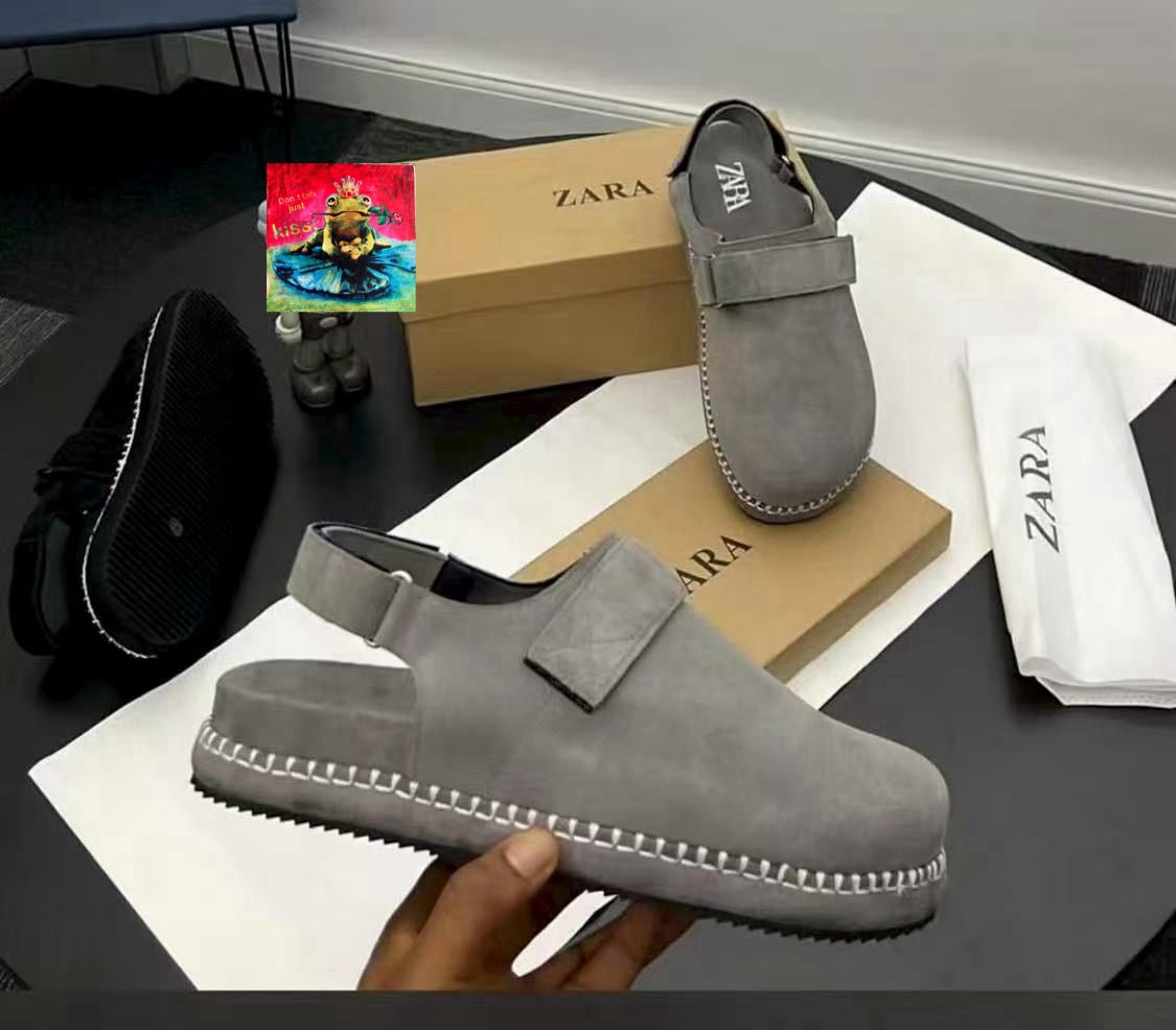 Zara Grey Suede Espadrille Mules Zara Grey Suede Espadrille Mules
