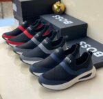 Hugo Boss Slip-On Sneakers with Contrast White Sole