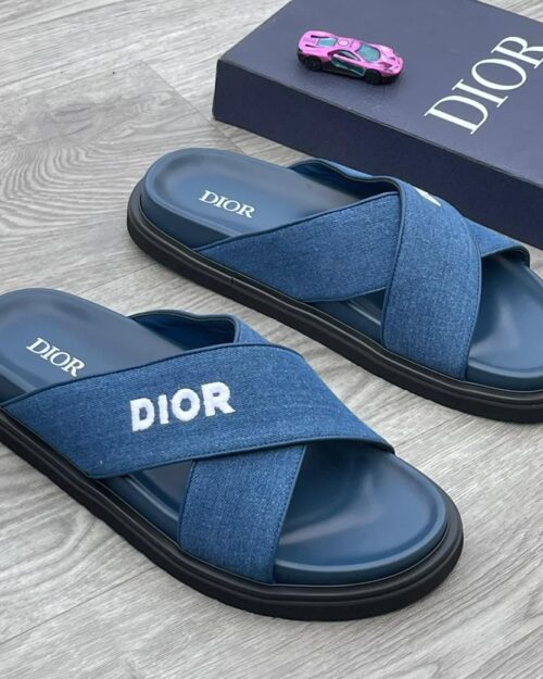 Dior Alias Sandals in Navy Blue