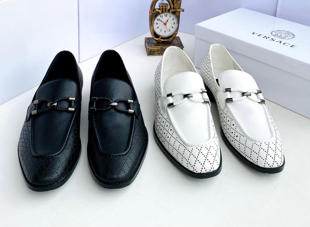 Versace Men’s Leather Bit Loafers Versace Men’s Leather Bit Loafers