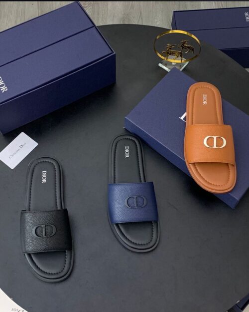 Dior Dway Suede Slide Slippers