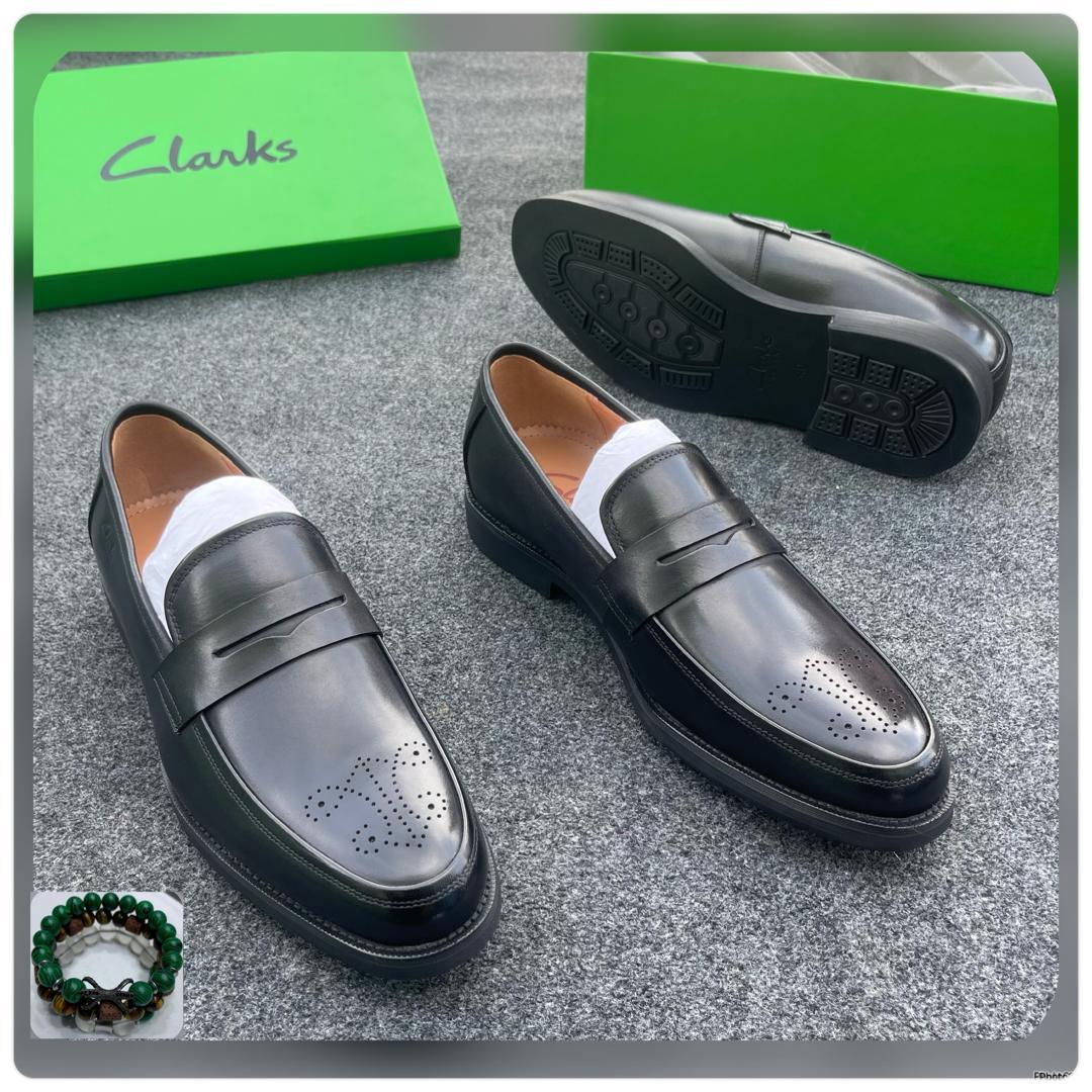 Black Leather Penny Loafers Black Leather Penny Loafers