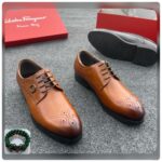 Gancini Brogue Dress Shoes